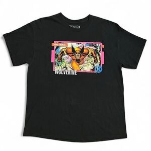 Retro 90s Wolverine X-Men Marvel Comics Double Sided T-Shirt Size Large